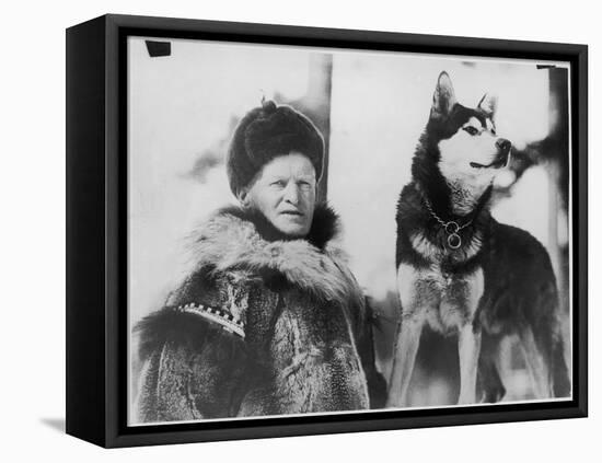 Alec Allan Scotsman Best Known for Training Sled-Dogs for Work and Racing-null-Framed Stretched Canvas