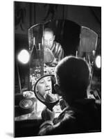 Alec Guiness Putting on His Make Up in Dressing Room at the Stratford Shakespeare Festival-Peter Stackpole-Mounted Premium Photographic Print