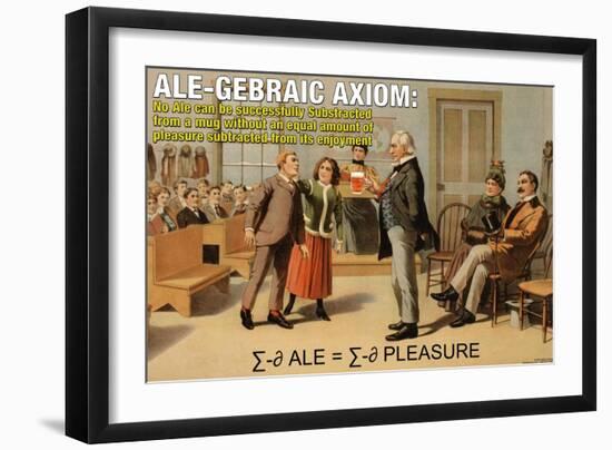 Alegebraic Axiom-null-Framed Art Print