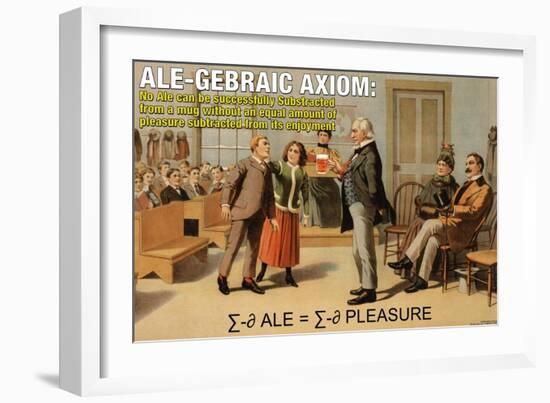 Alegebraic Axiom-null-Framed Art Print