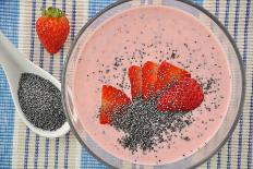 Strawberry Yogurt with Poppy Seed-ALein-Photographic Print