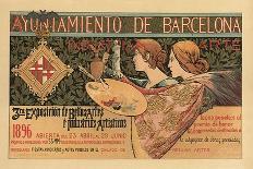 Third Barcelona Exposition: A Yuhiamiento de Barcelona, c.1895-Alejandro De Riquer-Giclee Print