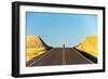 Alek Engerbretson Skateboarding Down A Rural Highway Near Oakesdale, Washington-Ben Herndon-Framed Photographic Print