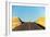 Alek Engerbretson Skateboarding Down A Rural Highway Near Oakesdale, Washington-Ben Herndon-Framed Photographic Print