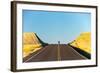 Alek Engerbretson Skateboarding Down A Rural Highway Near Oakesdale, Washington-Ben Herndon-Framed Photographic Print