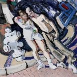 Adam and Eve, South of Market, 1994-Alek Rapoport-Framed Stretched Canvas