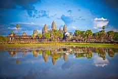 Famous Angkor Wat Temple Complex in Sunset, near Siem Reap, Cambodia.Panoramic View.-Aleksandar Todorovic-Photographic Print