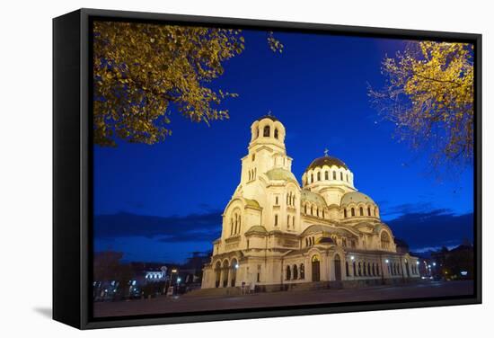 Aleksander Nevski Memorial Church, Sofia, Bulgaria, Europe-Christian Kober-Framed Stretched Canvas