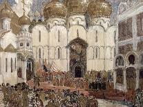 In the Kremlin, Scene from the Opera 'Boris Godunov' by M. Mussorgsky-Aleksandr Jakovlevic Golovin-Giclee Print