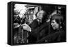 Aleksandr Solzhenitsyn with His Son Durind the Exile-null-Framed Stretched Canvas