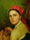 Girl with a Birch-Bark Jar, C.1824-Aleksei Gavrilovich Venetsianov-Giclee Print