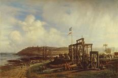 The Russo-Swedish Sea War Near Kronstadt in 1790-Aleksei Petrovich Bogolyubov-Framed Giclee Print