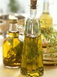 Oil with Herbs and Spices in Two Bottles-Alena Hrbkova-Photographic Print