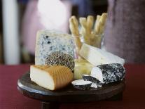 Various Types of Cheese with Cheese Straws-Alena Hrbkova-Photographic Print