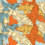 The Pattern of Koi-Alena Kaz-Art Print