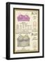 Alencon Lace and Regal Broadcloth Brassieres-null-Framed Art Print