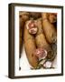 Alentejo, Estremoz, Portuguese Salami for Sale in Street Market in Alentejo, or Chourico, Portugal-Camilla Watson-Framed Photographic Print