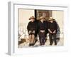 Alentejo, Estremoz, Three Elderly Portuguese Ladies Near in Alentejo Region, Portugal-Camilla Watson-Framed Premium Photographic Print