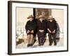 Alentejo, Estremoz, Three Elderly Portuguese Ladies Near in Alentejo Region, Portugal-Camilla Watson-Framed Photographic Print