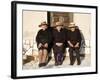 Alentejo, Estremoz, Three Elderly Portuguese Ladies Near in Alentejo Region, Portugal-Camilla Watson-Framed Photographic Print