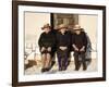 Alentejo, Estremoz, Three Elderly Portuguese Ladies Near in Alentejo Region, Portugal-Camilla Watson-Framed Photographic Print