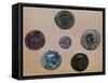 Alesia Commemorative Coins, Roman Coins-null-Framed Stretched Canvas