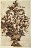 A Monument, Surrounded by Four Figures of Children-Alessandro Algardi-Giclee Print