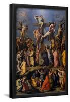 Alessandro Allori / 'Descent from the Cross', ca. 1560, Italian School, Oil on copper, 70 cm x ...-ALESSANDRO ALLORI-Framed Poster