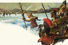 Unidentified Roman Legions Invade Britain-Alessandro Biffignandi-Laminated Giclee Print