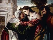 Saint Ursula and Her Martyred Companions, 1530-Alessandro Bonvicino-Framed Giclee Print