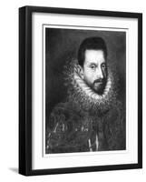 Alessandro Farnese, Duke of Parma, 16th Century-null-Framed Giclee Print