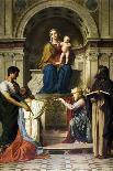 Madonna with Child Enthroned with Saints, 1872-Alessandro Franchi-Giclee Print