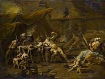 The Supper of Pulcinella and Colombina, c.1725-1730-Alessandro Magnasco-Framed Giclee Print