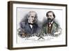 Alessandro Manzoni and Giuseppe Verdi on the occasion of the Messa da Requiem-Italian School-Framed Giclee Print