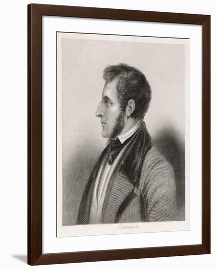 Alessandro Manzoni Italian Novelist and Poet-S. Freeman-Framed Art Print