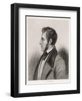 Alessandro Manzoni Italian Novelist and Poet-S. Freeman-Framed Art Print