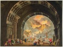 Entrance to the Amphitheatre, Design for the Opera "L'Ultimo Giorno Di Pompeii," 1827-Alessandro Sanquirico-Mounted Giclee Print