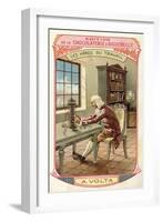 Alessandro Volta, Italian Physicist-null-Framed Giclee Print