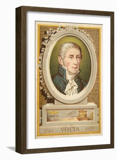 Alessandro Volta, Italian Physicist-null-Framed Giclee Print