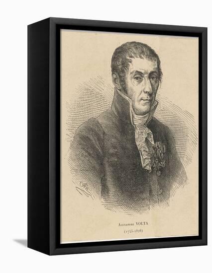 Alessandro Volta Italian Scientist-null-Framed Stretched Canvas