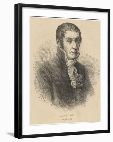 Alessandro Volta Italian Scientist-null-Framed Photographic Print