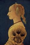 Portrait of a Lady in Yellow, circa 1465-Alesso Baldovinetti-Stretched Canvas