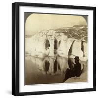 Aletsch Glacier and Marjelen Lake, Switzerland-Underwood & Underwood-Framed Photographic Print