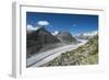 Aletsch Glacier, Eggishorn, Fiesch, Switzerland, Valais-Frank Fleischmann-Framed Photographic Print