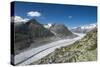 Aletsch Glacier, Eggishorn, Fiesch, Switzerland, Valais-Frank Fleischmann-Stretched Canvas