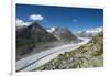 Aletsch Glacier, Eggishorn, Fiesch, Switzerland, Valais-Frank Fleischmann-Framed Photographic Print