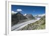 Aletsch Glacier, Eggishorn, Fiesch, Switzerland, Valais-Frank Fleischmann-Framed Photographic Print