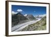 Aletsch Glacier, Eggishorn, Fiesch, Switzerland, Valais-Frank Fleischmann-Framed Photographic Print