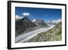 Aletsch Glacier, Eggishorn, Fiesch, Switzerland, Valais-Frank Fleischmann-Framed Photographic Print