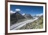 Aletsch Glacier, Eggishorn, Fiesch, Switzerland, Valais-Frank Fleischmann-Framed Photographic Print